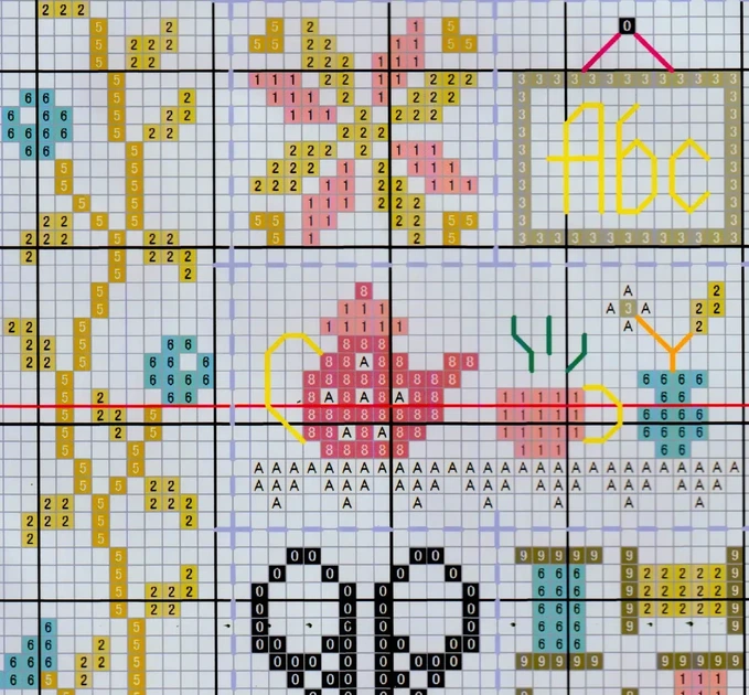 Набір для вишивання за нанесеною на канву схемою My Home. AIDA 14CT printed 28*28 см - зображення 7