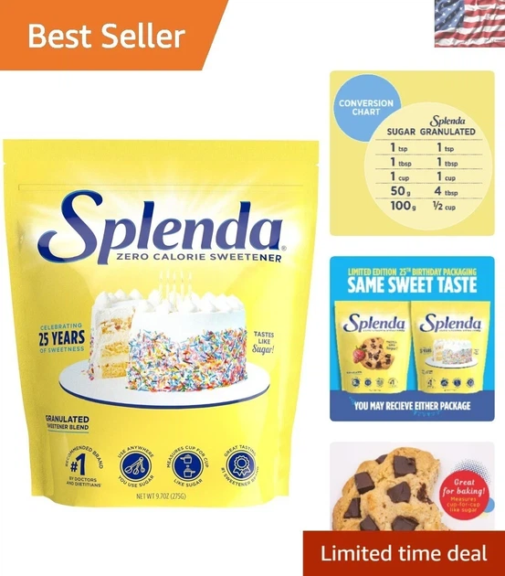 Замінник цукру сукралоза Splenda 275 г - Фото 2 Замінник цукру сукралоза Splenda 275 г - зображення 2