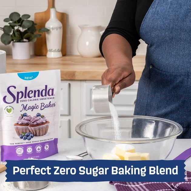 Заменитель сахара (смесь стевии, эритритола и аллюлозы) Splenda Magic Baker 454 г - Фото 4 Заменитель сахара (смесь стевии, эритритола и аллюлозы) Splenda Magic Baker 454 г - изображение 4