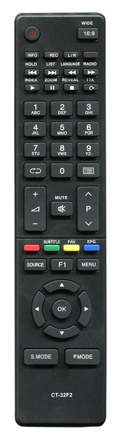 Пульт для телевизора TOSHIBA CT-32F2 - изображение 3