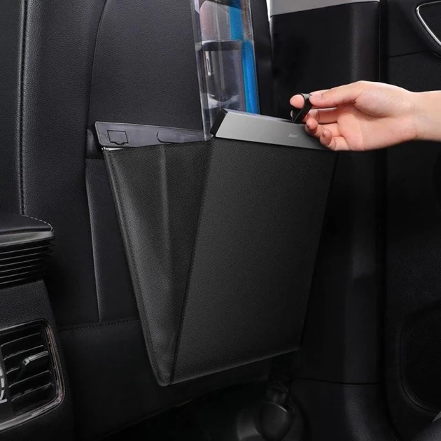 Автомобильный органайзер Baseus Large Garbage Bag for Back Seat Black (CRLJD-A01) - изображение 3