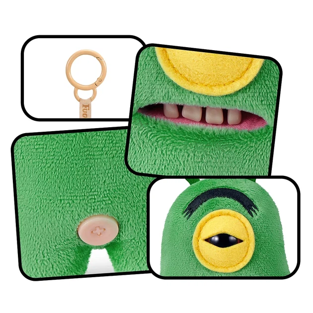 Мягкая игрушка-брелок Fuggler Планктон (15756G) - Фото 5 Мягкая игрушка-брелок Fuggler Планктон (15756G) - изображение 5