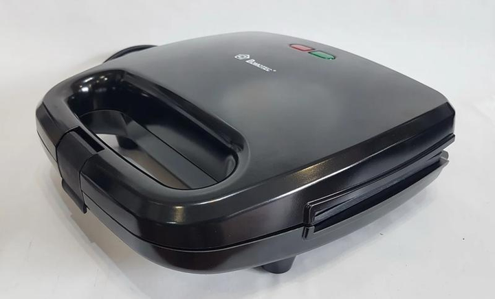 Электрическая сендвичница DOMOTEC 750W с антипригарным покрытием Черная - изображение 7