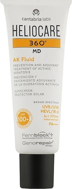 Солнцезащитный крем-флюид CANTABRIA LABS АК SPF100+ HELIOCARE 360º AK 100+ 50 мл - изображение 3