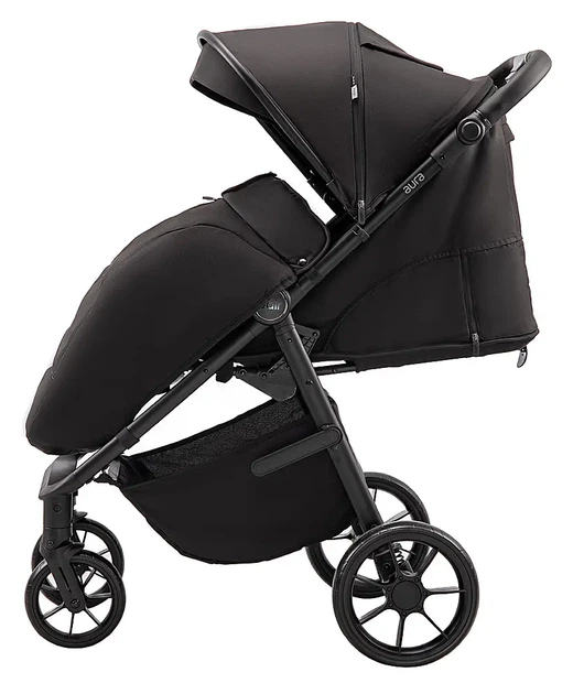 Коляска прогулянкова Bair Aura BA-01 black - зображення 9