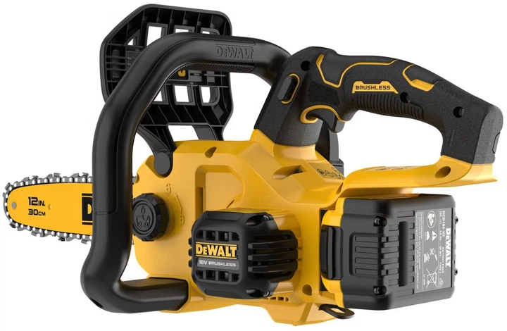 Akumulatorowa bezszczotkowa pilarka łańcuchowa DeWalt 18V XR 5Ah 30 cm DCMCS565P1-QW - obraz 2