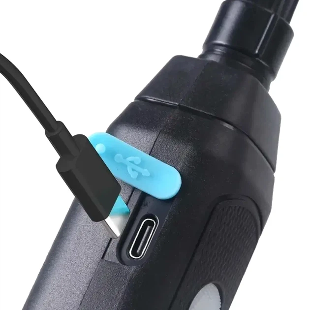 Аккумуляторный опрыскиватель 8л с USB и 3 насадками для сада с дисплеем пультом управления таймером сенсорное управление голубой - изображение 6
