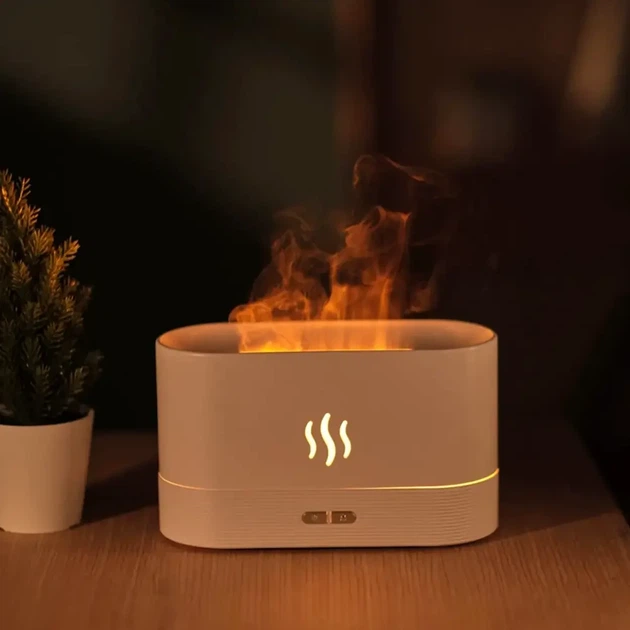 Увлажнитель воздуха ультразвуковой 180мл USB с подсветкой для детской комнаты Kinscoter DQ-701 белый - изображение 9