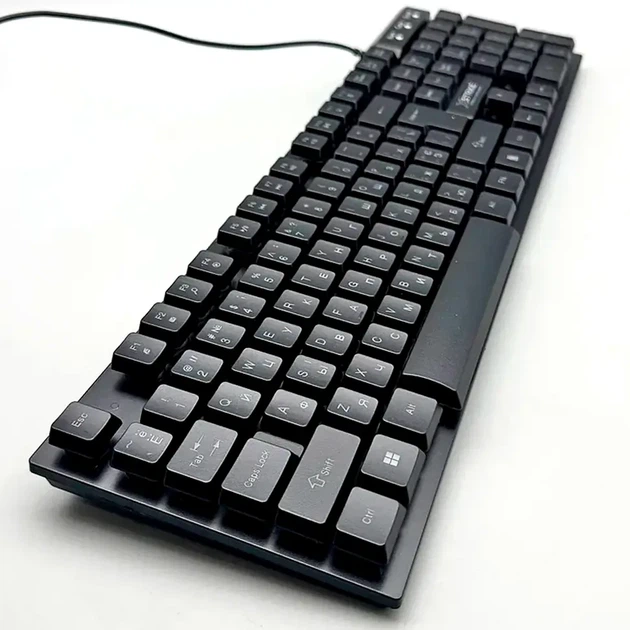 Комплект клавіатура миша RGB USB килимок навушники XSTRIKE XS-2030 для ігор чорний метал силіконове покриття - зображення 3