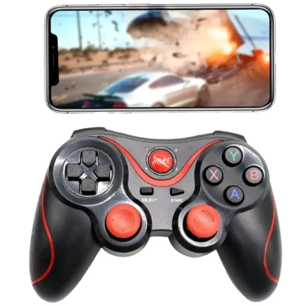 Бездротовий джойстик Bluetooth акумуляторний чорний для ігор на смартфоні Gen Game X3 - Фото 6 Бездротовий джойстик Bluetooth акумуляторний чорний для ігор на смартфоні Gen Game X3 - зображення 6