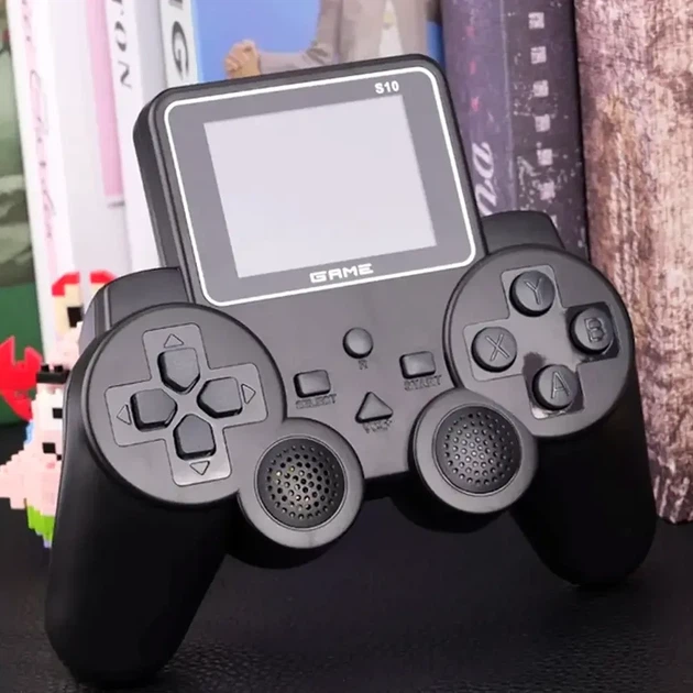 Игровая приставка портативная с экраном 3 дюйма 900 игр для развлечений модель S10 цвет черный - изображение 6