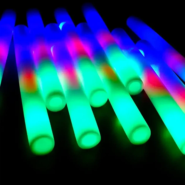 Неонова паличка LED з теплим білим світлом, що світиться 100 світлодіодів 8 режимів динамічного освітлення для вулиці - зображення 3
