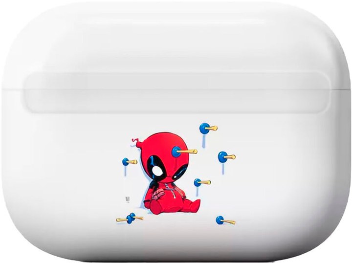 Чохол Marvel Deadpool Protective для Apple AirPods Pro White (5903932895889) - зображення 2