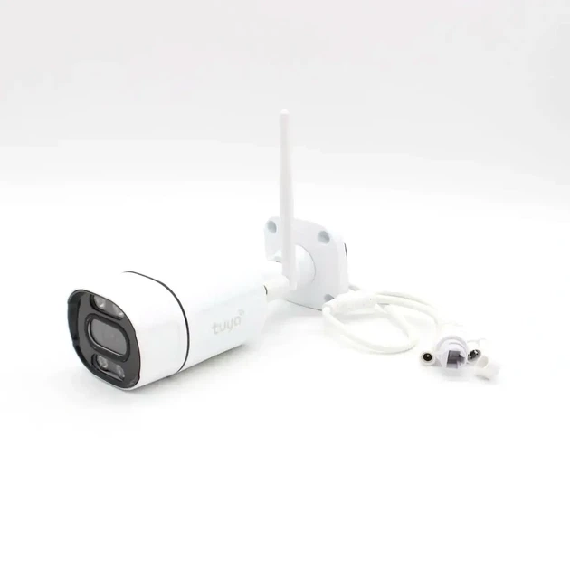 WIFI камера видеонаблюдения 3MP IP купольная с датчиком движения цветная 1920x1080 угол обзора 355 C16 TUYA цвет белый - изображение 8