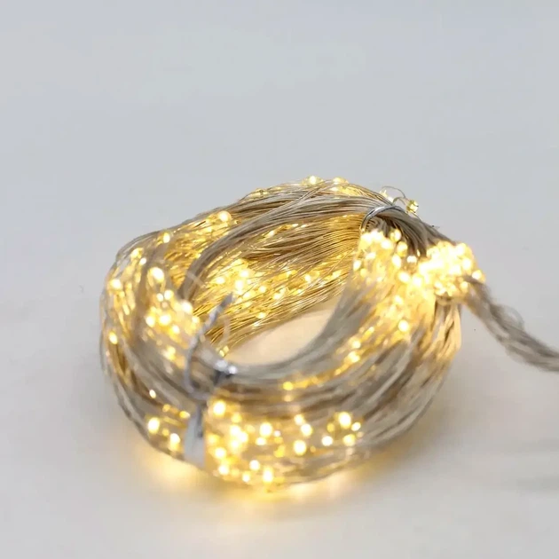 Гирлянда Конский хвост LED 2 м 20 нитей 400 светодиодов теплый белый USB мощность 4 Вт напряжение 6 В IP 65 для новогодней елки - Фото 10 Гирлянда Конский хвост LED 2 м 20 нитей 400 светодиодов теплый белый USB мощность 4 Вт напряжение 6 В IP 65 для новогодней елки - изображение 10