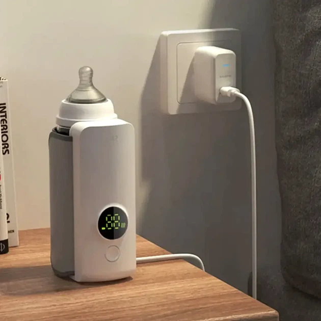 Підігрівач для пляшечок Milk Shaker LY-872 з терморегулятором USB антипригарне покриття Білий - зображення 2