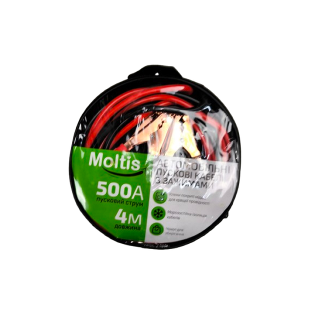 Пускові дроти Moltis 500A, 4 м, 12/24V (DM-10685) 10024 - зображення 5