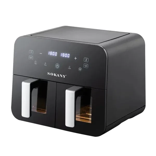 Аэрогриль-фритюрница SOKANY SK-10005 на 10 л сенсорная - изображение 2