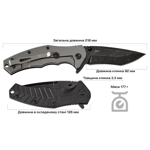 Нож Skif Griffin II BSW Black - изображение 9