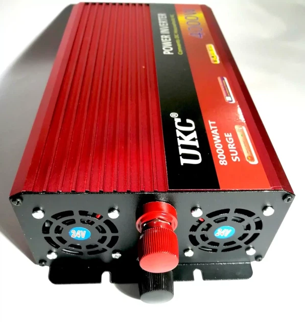 Інвертор перетворювач напруги AC/DC UKC BR-4000M 24V/220V/ 4000WAT - зображення 3