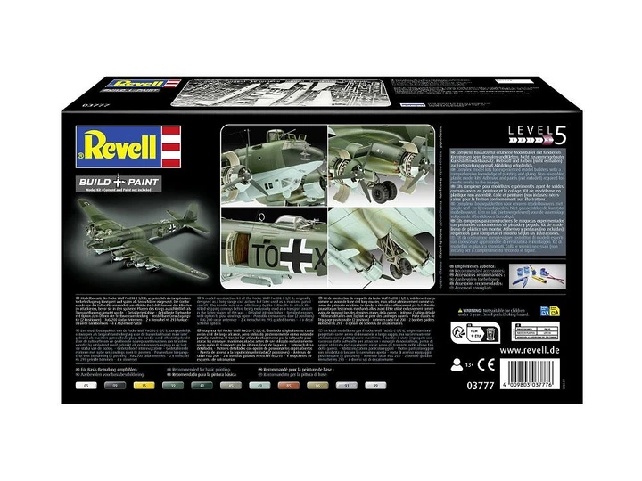 Model do sklejania Revell REV-03777 Samolot Focke-Wulf Fw 200 C-5/C-8 Condor Skala 1:72 240 elementów (4009803037776) - obraz 8