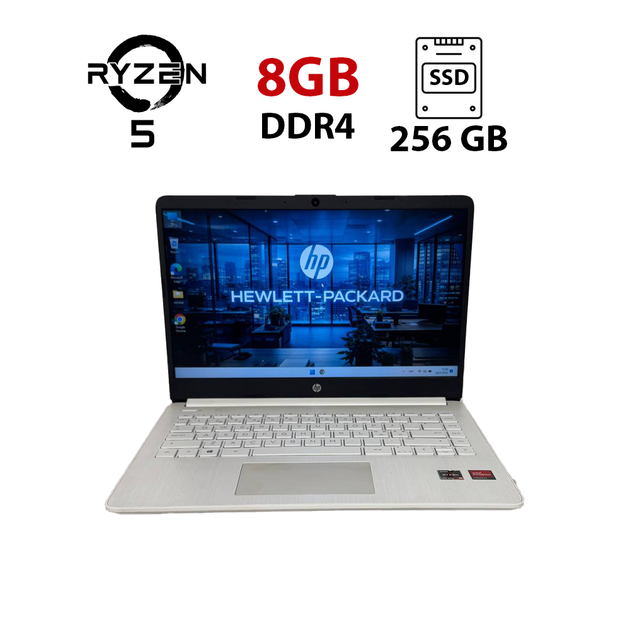 Ультрабук Б-класс HP 14s-fq1034no / 14" (1920x1080) IPS / AMD Ryzen 5 5500U (6 (12) ядер по 2.1 - 4.0 GHz) / 8 GB DDR4 / 256 GB SSD / AMD Radeon RX Vega 7 Graphics / WebCam б/у - Фото 1 Ультрабук Б-класс HP 14s-fq1034no / 14" (1920x1080) IPS / AMD Ryzen 5 5500U (6 (12) ядер по 2.1 - 4.0 GHz) / 8 GB DDR4 / 256 GB SSD / AMD Radeon RX Vega 7 Graphics / WebCam б/у - изображение 1