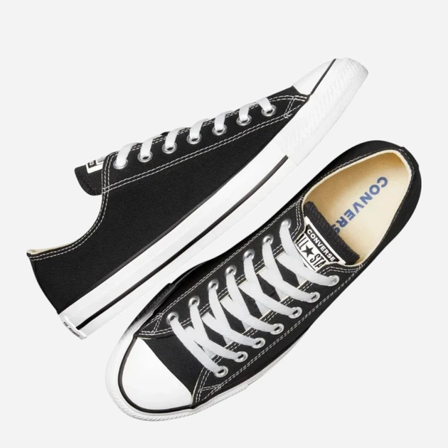 Чоловічі кеди низькі Converse Chuck Taylor All Star M9166C 46.5 (12US) Чорні (886952783891) - зображення 7