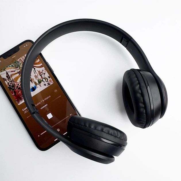 Бездротові навушники BOROFONE BO4 Charming rhyme wireless headphones, Black (6931474709882) - изображение 6