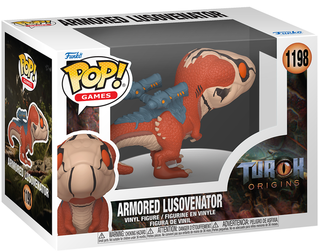 Figurka Funko Pop! Turok: Origins Opancerzony Lusovenator 91470 (889698914703) - Zdjęcie 1 Figurka Funko Pop! Turok: Origins Opancerzony Lusovenator 91470 (889698914703) - obraz 1