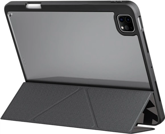 Etui z klapką SkinArma Kira Kobai do Apple iPad Air Pro 11" (7th gen) Gunmetal (SK-PDP11G5-KKDSIL) - obraz 3