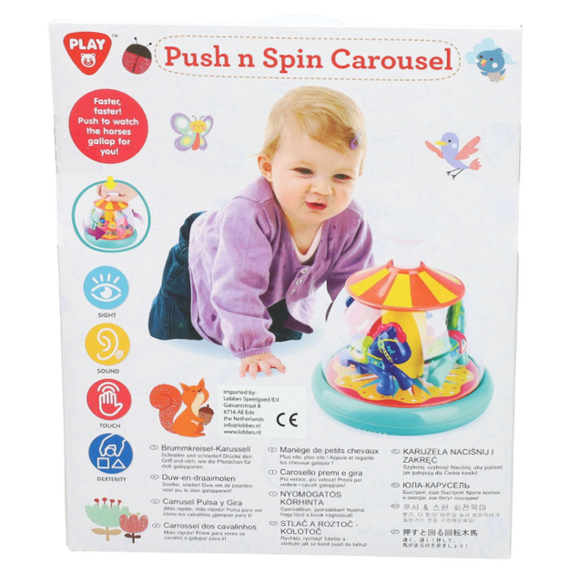 Zabawka bączek Playgo Koniki (4892401016119) - obraz 4