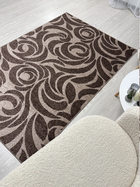 Ковер с невысоким ворсом Espresso 0.8х1.5 м. Beige 02575A - изображение 7