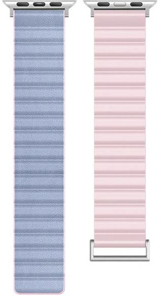 Pasek Beline Magnetic Pro do Apple Watch Series 1/2/3/4/5/6/7/8/SE/SE2/Ultra 42-49 mm Pink/Sky Blue (5905359818762) - obraz 2