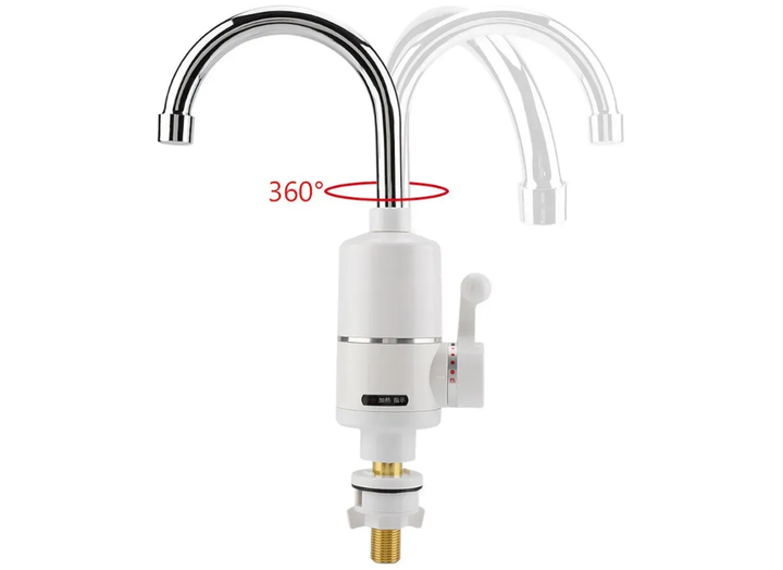 Проточный водонагреватель Delimano RX-004 3000 W 60°C Кран бойлер для кухни, дачи - изображение 5