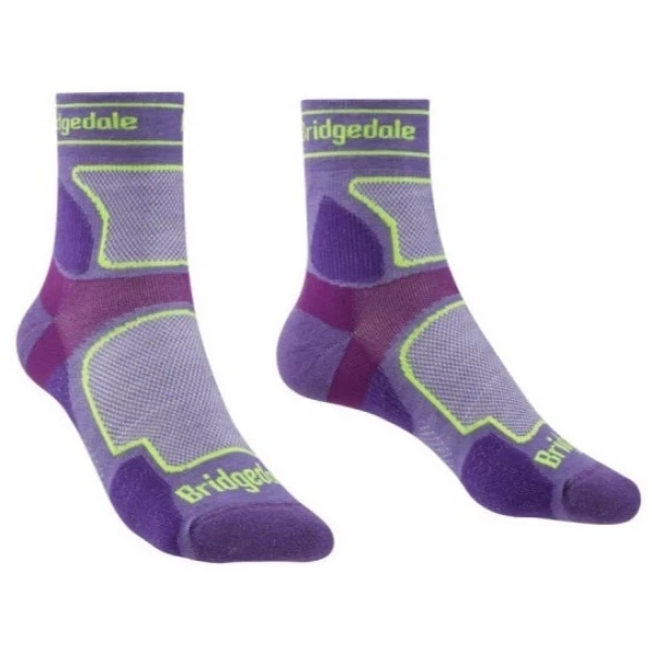 Носки Bridgedale Trail Run Ultralight T2 Coolmax Sport ¾ Crew Wms Purple S (1053-710206.371.S) - Фото 1 Носки Bridgedale Trail Run Ultralight T2 Coolmax Sport ¾ Crew Wms Purple S (1053-710206.371.S) - изображение 1