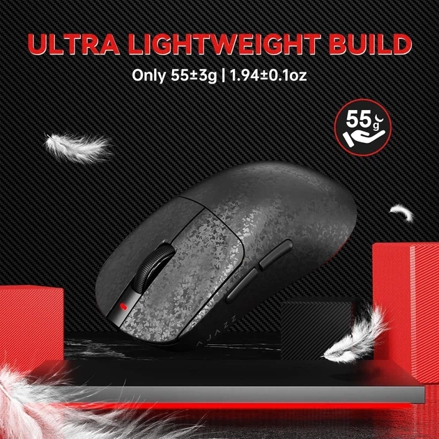 Игровая беспроводная мышь AJAZZ AJ199 Black PAW3311, 24000 DPI, 500mAh, 2.4G/Bluetooth/Кабель - изображение 13