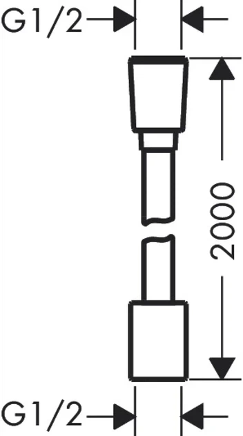 Шланг для душу HANSGROHE Designflex 2.0 м, Polished Gold Optic (28230990) - изображение 6