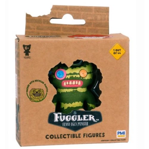 Коллекционная фигурка Fuggler Зеленый Нерешительный Монстр 8 см игрушка для детей и коллекционеров персонаж - изображение 2