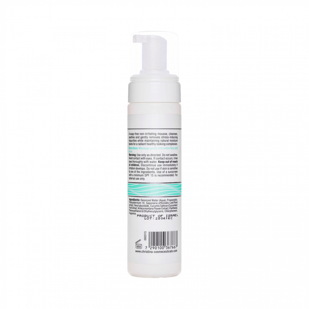 Очищувальний мус-комфорт Christina Unstress Comfort Cleansing Mousse 200 мл - Фото 4 Очищувальний мус-комфорт Christina Unstress Comfort Cleansing Mousse 200 мл - зображення 4
