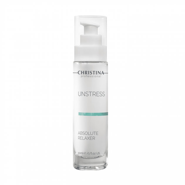 Сироватка для розгладження зморшків Абсолют Christina Unstress Absolute Relaxer 30 мл - Фото 1 Сироватка для розгладження зморшків Абсолют Christina Unstress Absolute Relaxer 30 мл - зображення 1