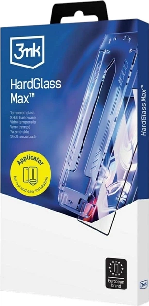 Захисне скло 3MK HardGlass Max with Applicator для Samsung Galaxy A56 Black (5903108671668) - зображення 8