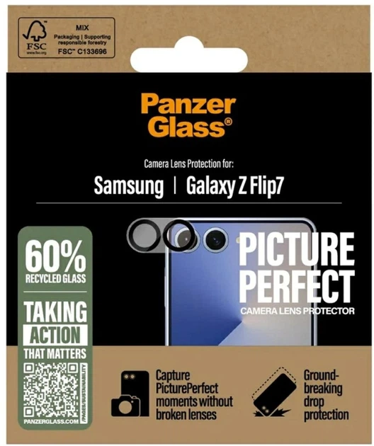 Захисне скло Panzer Glass PicturePerfect Lens Protector для Samsung Galaxy Z Flip7 Transparent (PG33246) - зображення 4