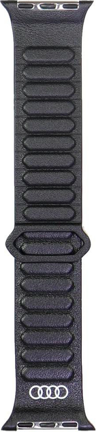 Ремінець Audi Logo Genuine Ring для Apple Watch 44/45/46/49 mm Black (6955250228794) - зображення 2