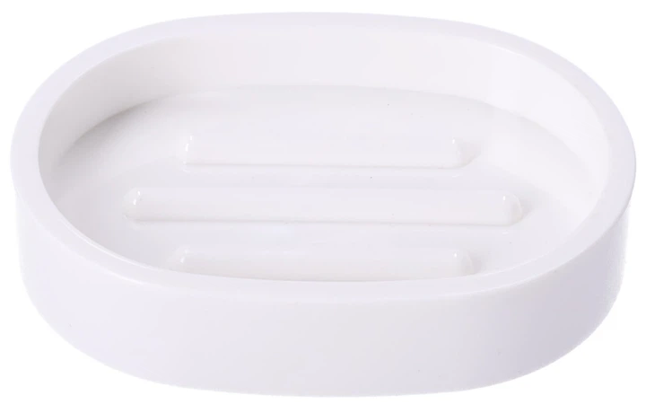 Zestaw akcesoriów łazienkowych Berretti 5 elementów Biały + drewno (5902041307887) - obraz 4