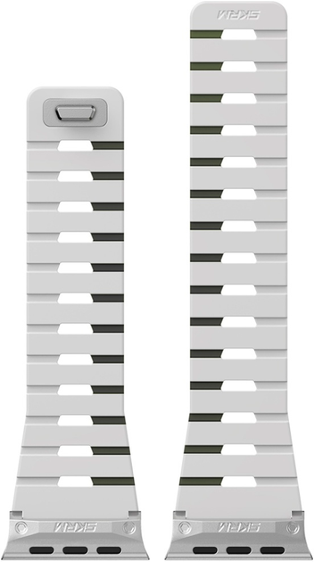 Pasek Skinarma Gemini do Apple Watch 49/46/45/44 mm Whitestone (8886461247442) - obraz 3