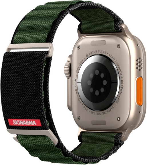 Pasek Skinarma Kobu do Apple Watch Ultra Olive (8886461243031) - obraz 3