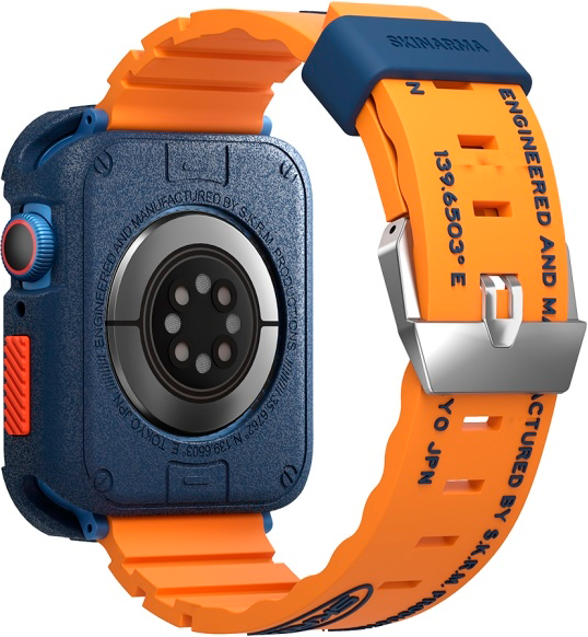 Pasek Skinarma Shokku do Apple Watch 45/44/42 mm Orange (8886461241808) - obraz 3