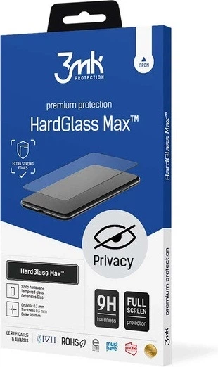 Szkło hybrydowe 3MK HardGlass Max Privacy do Samsung Galaxy S25 Edge (5903108651837) - obraz 2