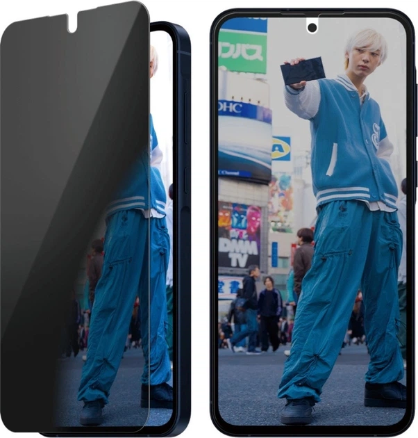 Szkło hybrydowe Panzer Glass Ultra-Wide Fit Privacy Glass do Samsung Galaxy A56 5G (5715685017353) - obraz 2