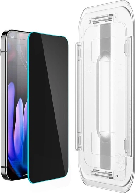 Szkło hartowane Spigen Glas.TR "Ez Fit" Privacy 2-pack Privacy Glass do Google Pixel 9 Pro XL (8800283301380) - obraz 3